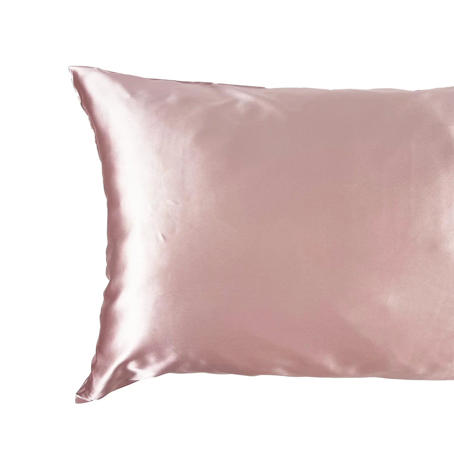 Mulberry silk pillowcase in blush pink
