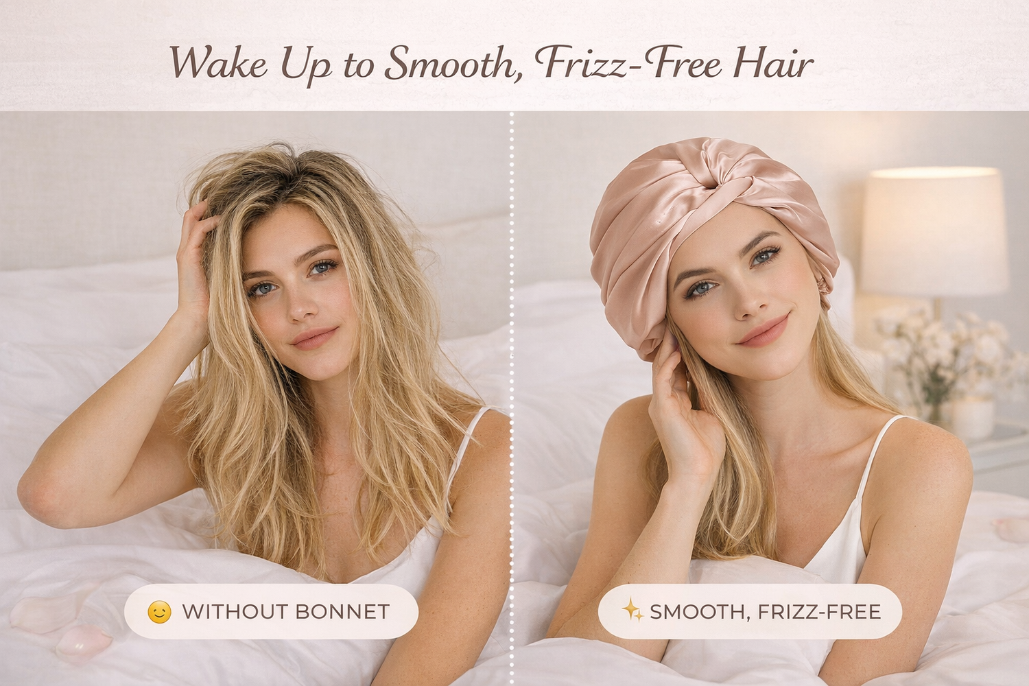 silk bonnet for curly hair nz before after