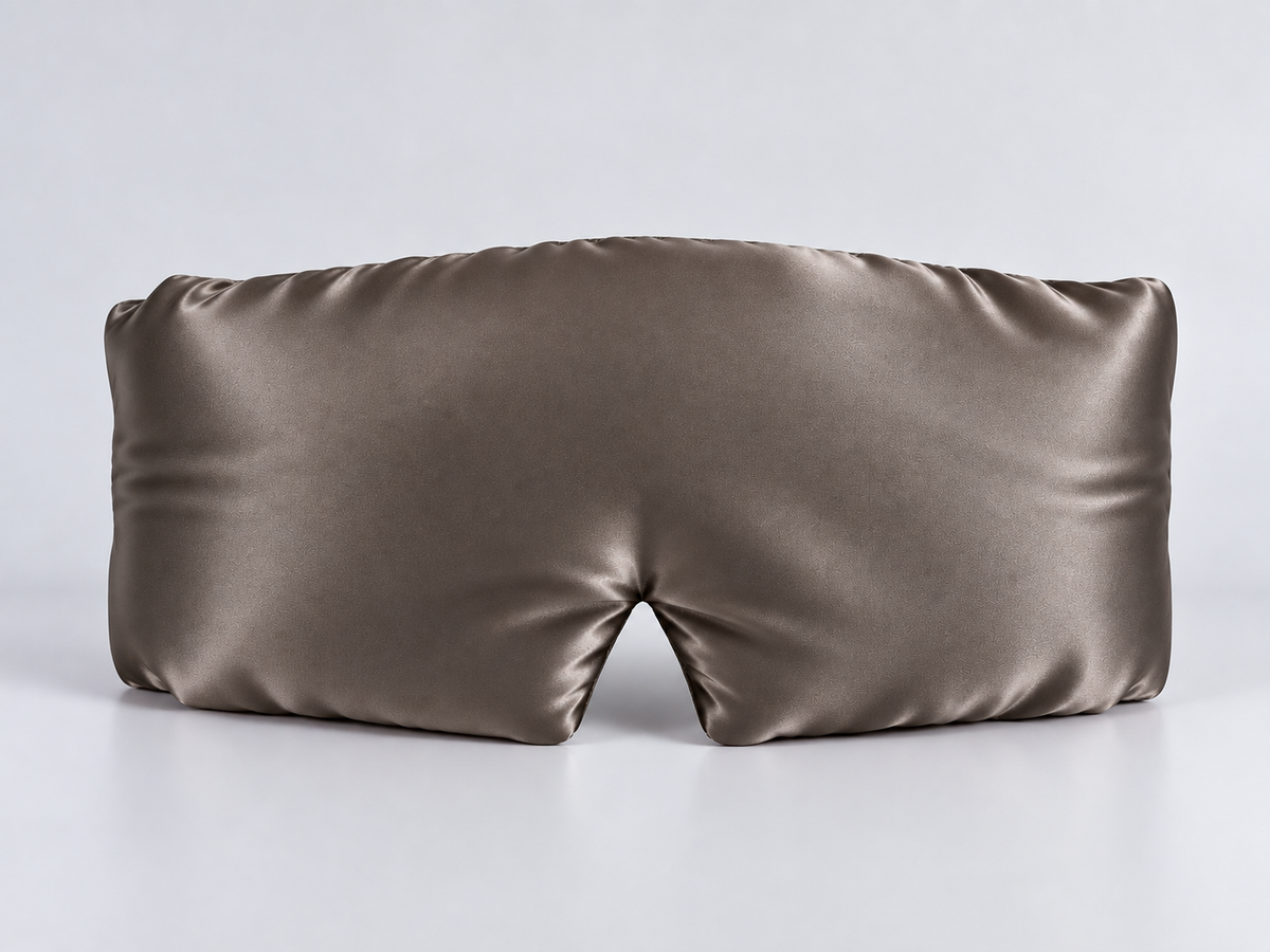 Moonstone Grey 100% Mulberry Silk 3D Eye Mask