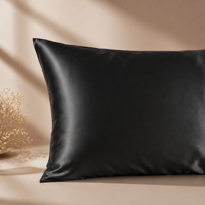 Sapphire Night mulberry silk pillowcase made from 22 momme pure mulberry silk