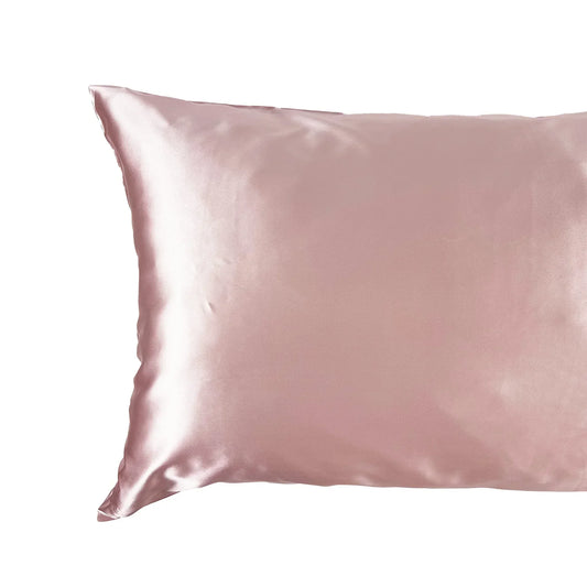 Mulberry silk pillowcase in blush pink
