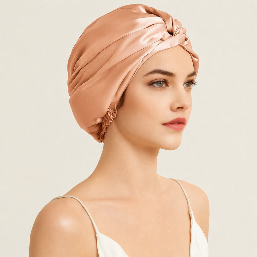 Classic Turban Silk Bonnet