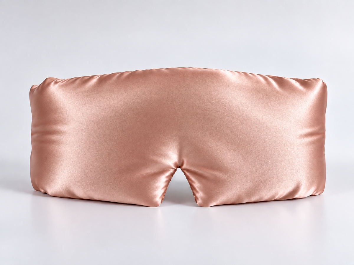 Rose Gold Glow 100% Mulberry Silk 3D Eye Mask