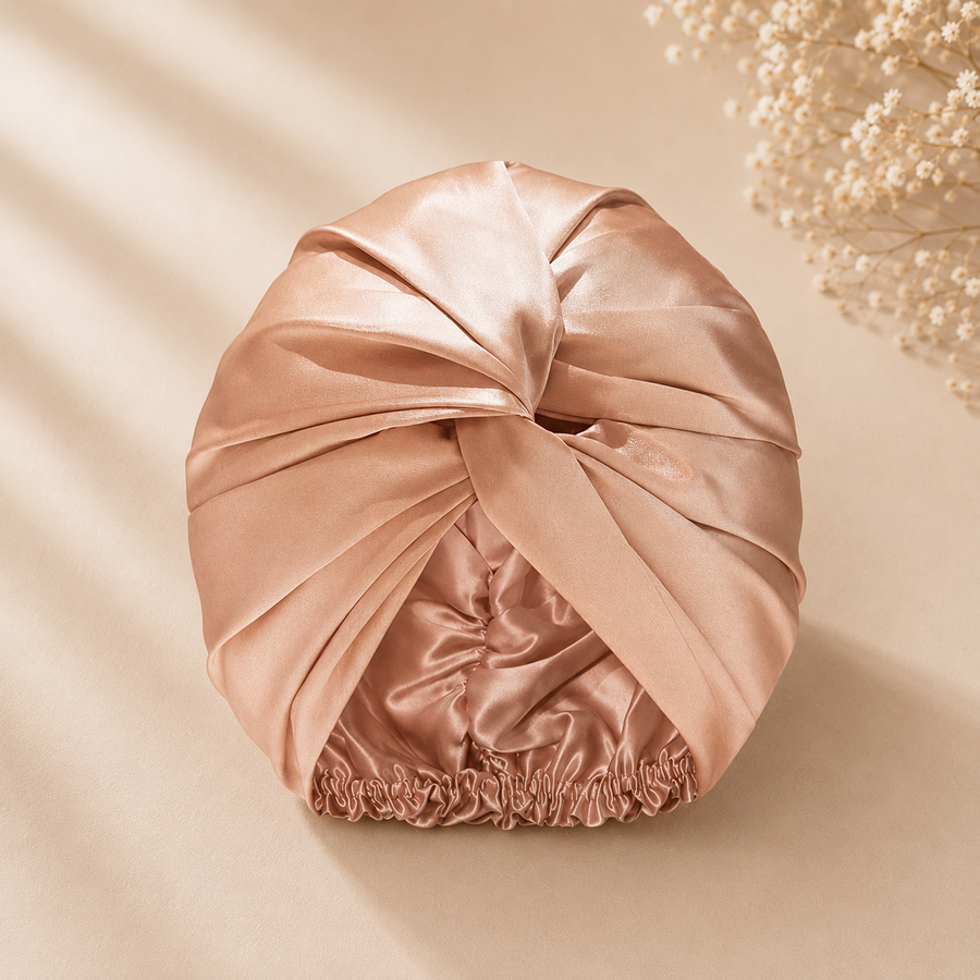 The Premium Silk Sleep Bonnet - Classic Turban Fit