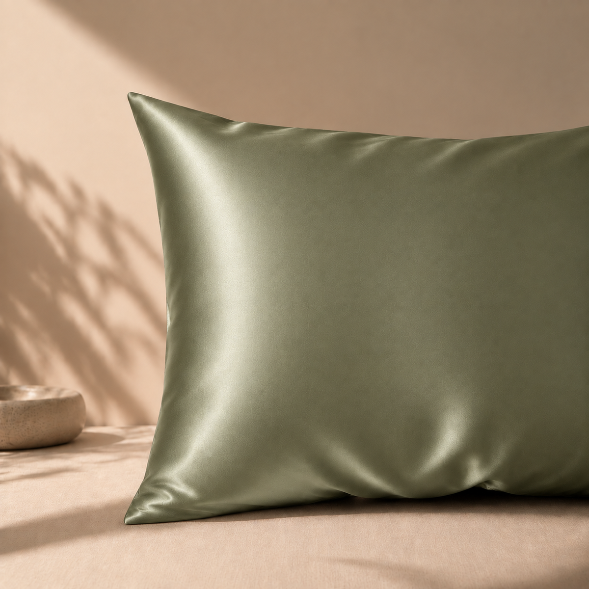 Willow Mist 100% Mulberry Silk Pillowcase in 22 Momme