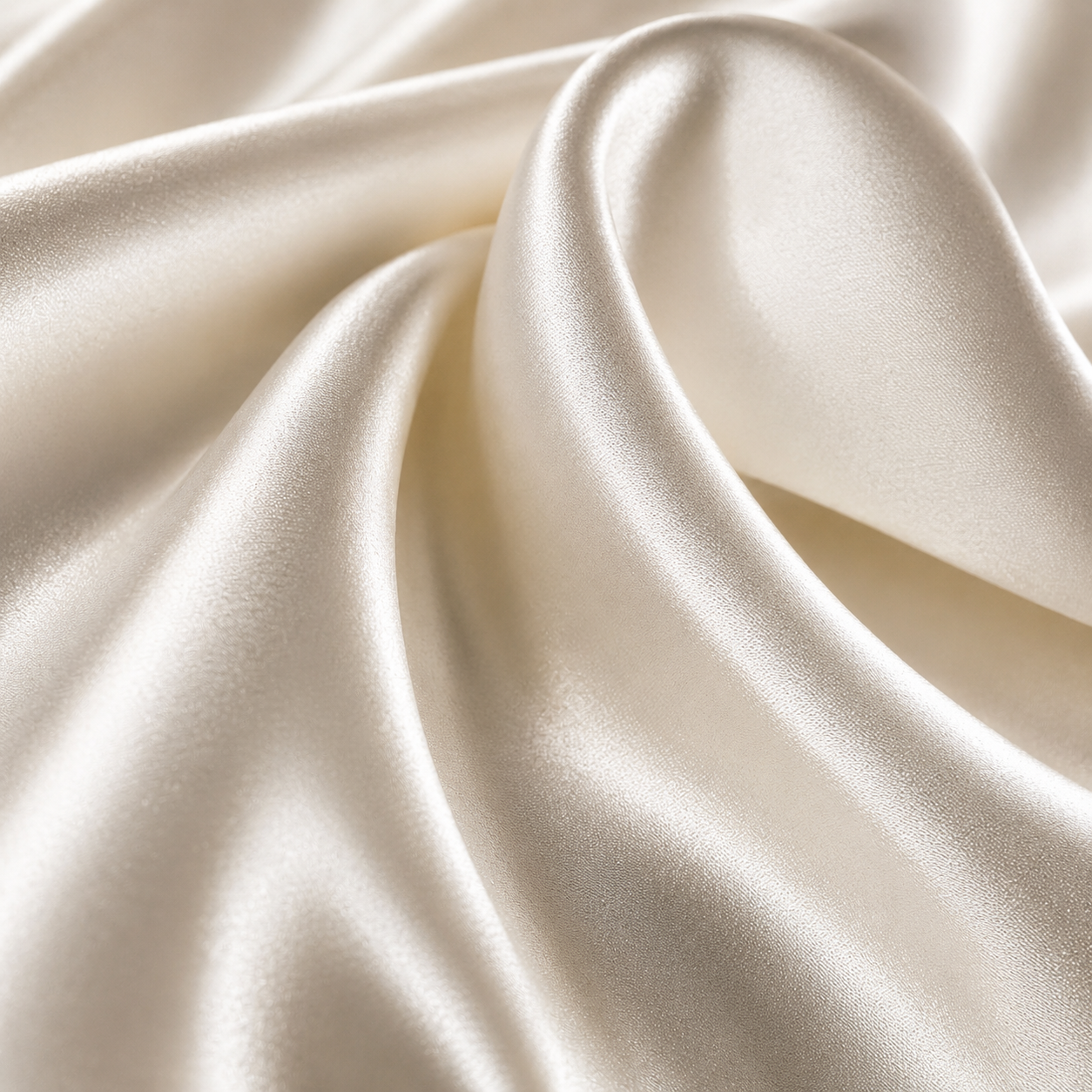 Close-up of 22momme mulberry silk fabric showing smooth texture and shine nz